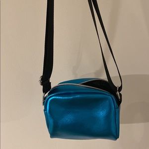 Blue crossbody bag